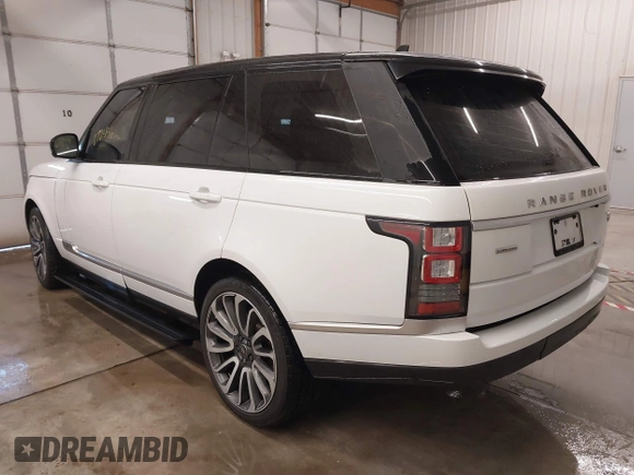 2016 Land Rover Range Rover Supercharged z VIN SALGS3EF0GA280040, wystawiony jako IAAI lot #41394107 z przebiegiem 72 446 mil mil oraz . Historia ofert i sprzedaży dostępna na DreamBid. Obrazek 3.