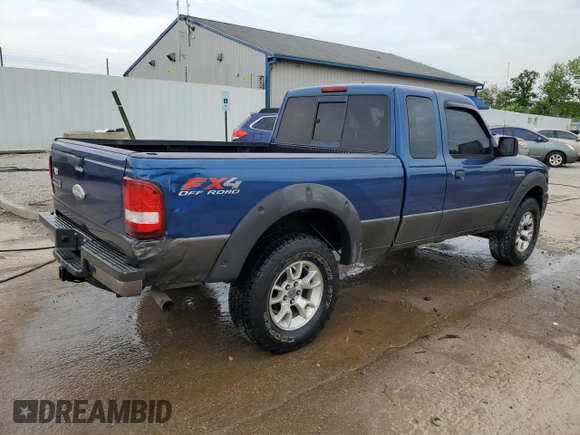 2008 Ford Ranger XLT with VIN 1FTZR45E38PA47857, listed as a Copart auction lot 60154055 with 195,006 mi miles and Salvage title. Bid and sale history available at DreamBid. Image 3.