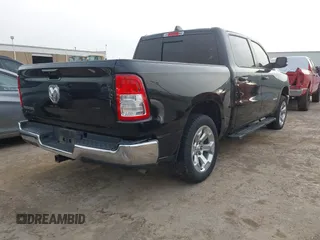 2022 Ram 1500 Lone Star with VIN 1C6RREFG1NN253599, listed as a IAAI auction lot 42065945 with 43,726 mi miles and . Bid and sale history available at DreamBid. Image 4.
