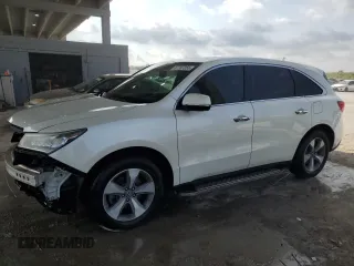 2015 Acura MDX with VIN 5FRYD3H24FB002017, listed as a Copart auction lot 57787255 with 138,046 mi miles and Salvage title. Bid and sale history available at DreamBid. Image 1.