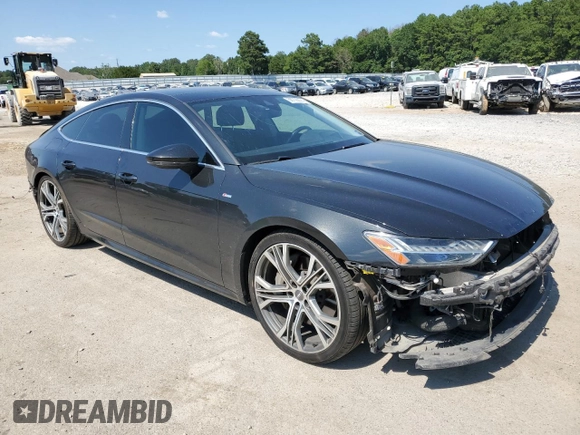 2019 Audi A7 Prestige with VIN WAUV2AF2XKN028129, listed as a Copart auction lot 66706074 with 68,476 mi miles and Clean Title. Bid and sale history available at carsss.com. Image 4.