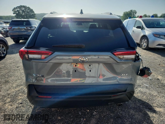 2021 Toyota RAV4 XLE with VIN 2T3P1RFVXMW239608, listed as a Copart auction lot 61794525 with 48,665 mi miles and Salvage title. Bid and sale history available at DreamBid. Image 6.