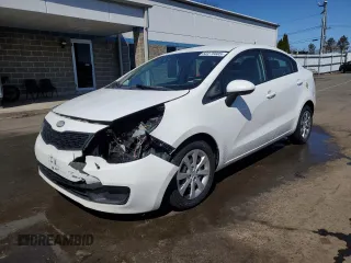 2013 Kia Rio LX with VIN KNADM4A39D6248561, listed as a Copart auction lot 52275685 with 114,236 mi miles and Salvage Title. Bid and sale history available at carsss.com. Image 1.