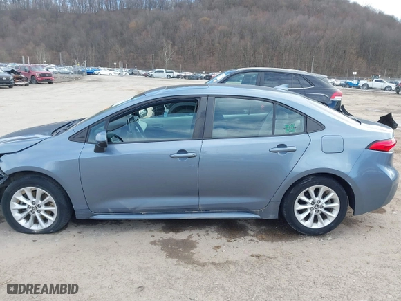 2020 Toyota Corolla LE with VIN 5YFHPRAE8LP012839, listed as a IAAI auction lot 41826438 with 46,360 mi miles. Bid and sale history available at carsss.com. Image 14.