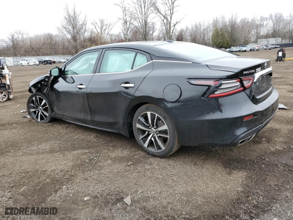 2021 Nissan Maxima SV with VIN 1N4AA6CV5MC513797, listed as a Copart auction lot 49549685 with 74,059 mi miles and Salvage Title. Bid and sale history available at carsss.com. Image 2.