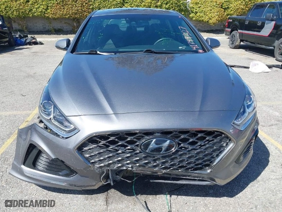 2019 Hyundai Sonata Sport with VIN 5NPE34AF0KH729418, listed as a IAAI auction lot 41799327 with 19,234 mi miles. Bid and sale history available at carsss.com. Image 12.