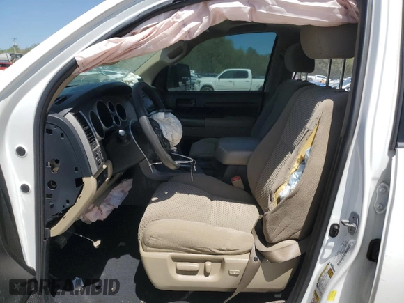 2012 Toyota Tundra 4WD Truck with VIN 5TFDW5F18CX270201, listed as a Copart auction lot 53241885 with 0 mi miles and Salvage Title. Bid and sale history available at carsss.com. Image 7.