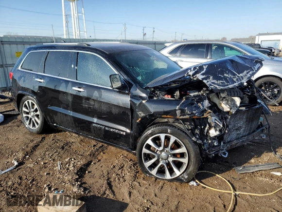 2017 Jeep Grand Cherokee Overland with VIN 1C4RJFCT7HC696007, listed as a Copart auction lot 48055755 with 150,601 mi miles and Non Repairable. Bid and sale history available at carsss.com. Image 4.