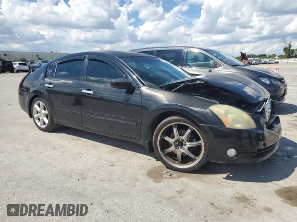 2004 Nissan Maxima SE with VIN 1N4BA41E34C824141, listed as a Copart auction lot 74185754 with 165,159 mi miles and Non Repairable. Bid and sale history available at carsss.com. Image 4.