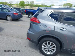 2017 Nissan Rogue SV with VIN KNMAT2MT4HP596082, listed as a IAAI auction lot 42320018 with 55,122 mi miles and . Bid and sale history available at DreamBid. Image 20.
