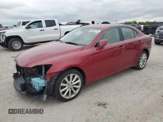 2010 Lexus IS 250 with VIN JTHCF5C27A5042111, listed as a Copart auction lot 58535725 with 52,951 mi miles and Salvage title. Bid and sale history available at DreamBid. Image 1.