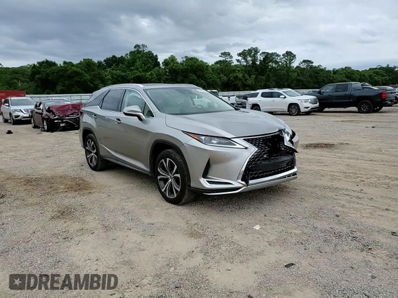 2020 Lexus RX 350L with VIN JTJHZKEA1L2017725, listed as a Copart auction lot 56022175 with 100,463 mi miles and Salvage title. Bid and sale history available at DreamBid. Image 14.