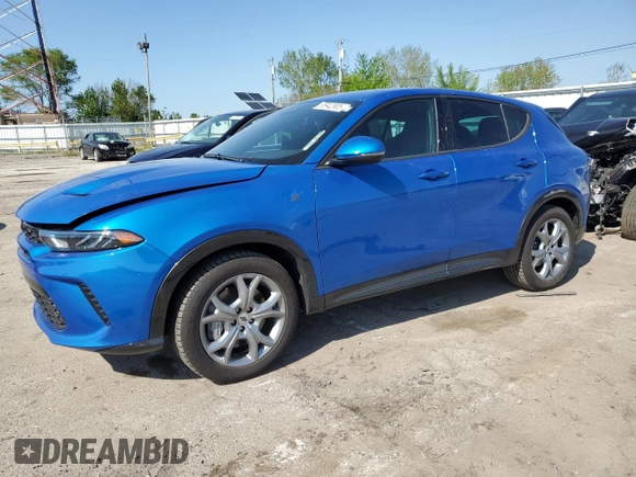 2024 Dodge Hornet R/T with VIN ZACPDFCW3R3A25155, listed as a Copart auction lot 55942905 with 9,180 mi miles and Salvage title. Bid and sale history available at DreamBid. Image 1.