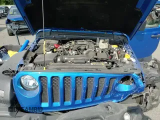 2023 Jeep Wrangler Sport S with VIN 1C4HJXDG7PW677814, listed as a Copart auction lot 67802085 with 28,546 mi miles and Salvage title. Bid and sale history available at DreamBid. Image 16.