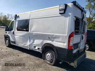 2022 Ram ProMaster Cargo with VIN 3C6MRVHG0NE140027, listed as a Copart auction lot 77065884 with 18,876 mi miles and Salvage Title. Bid and sale history available at DreamBid. Image 2.