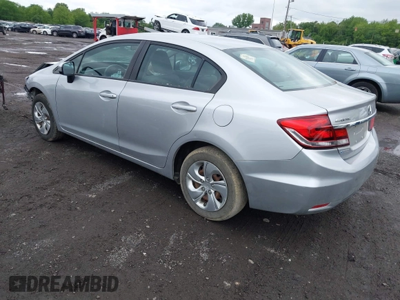 2014 Honda Civic LX z VIN 19XFB2F52EE262992, wystawiony jako IAAI lot #42356546 z przebiegiem 164 288 mil mil oraz . Historia ofert i sprzedaży dostępna na DreamBid. Obrazek 3.