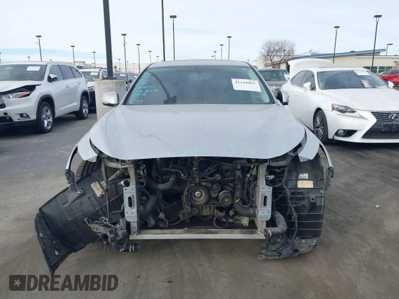 2017 Infiniti Q50 2.0t with VIN JN1CV7AP7HM641320, listed as a IAAI auction lot 41116062 with 164,024 mi miles. Bid and sale history available at carsss.com. Image 12.