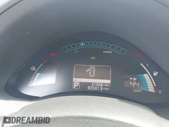 2015 Nissan LEAF SL with VIN 1N4AZ0CP5FC300083, listed as a IAAI auction lot 42560524 with 41,968 mi miles and . Bid and sale history available at DreamBid. Image 7.