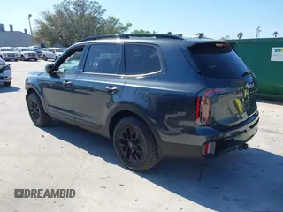 2024 Kia Telluride SX Prestige X-Line z VIN 5XYP5DGC9RG547945, wystawiony jako IAAI lot #41705605 z przebiegiem 7 308 mil mil oraz . Historia ofert i sprzedaży dostępna na DreamBid. Obrazek 3.