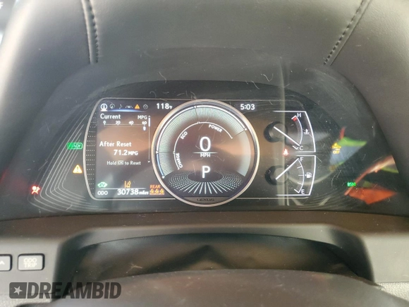 2020 Lexus ES 300h z VIN 58AD21B17LU005849, wystawiony jako Copart lot #63084095 z przebiegiem 30 738 mil mil oraz Szkoda całkowita • Salvage title. Historia ofert i sprzedaży dostępna na DreamBid. Obrazek 9.