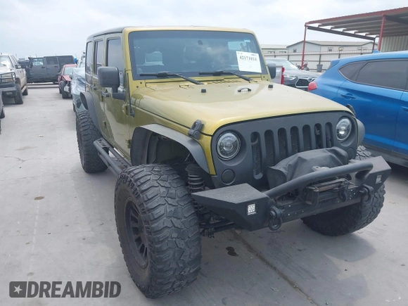 2008 Jeep Wrangler Unlimited Sahara with VIN 1J8GA59108L574959, listed as a IAAI auction lot 42171011 with Not Provided miles and . Bid and sale history available at carsss.com. Image 1.