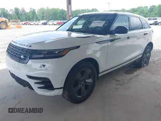 2025 Land Rover Range Rover Velar Dynamic SE with VIN SALYL2EX2SA810750, listed as a IAAI auction lot 42118663 with 4,499 mi miles and . Bid and sale history available at DreamBid. Image 2.