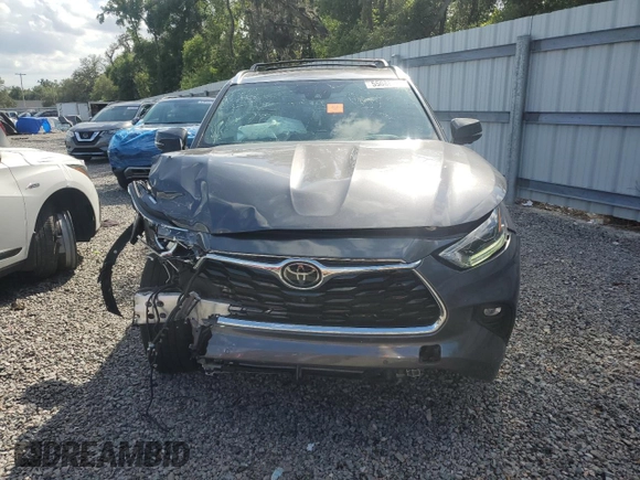 2023 Toyota Highlander L with VIN 5TDKDRAH4PS026744, listed as a Copart auction lot 55088915 with 44,740 mi miles and Non repairable. Bid and sale history available at DreamBid. Image 5.