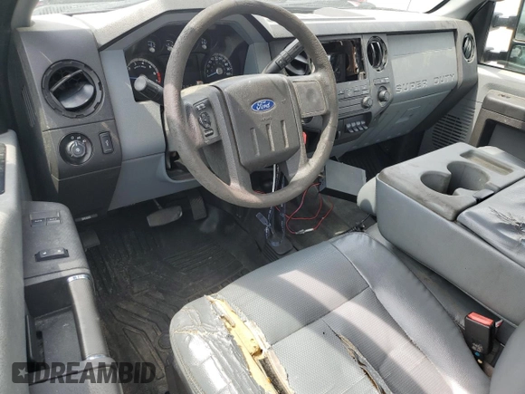 2015 Ford F-250 XLT with VIN 1FT7X2B68FED35574, listed as a Copart auction lot 53776475 with 170,591 mi miles and Salvage Title. Bid and sale history available at DreamBid. Image 8.