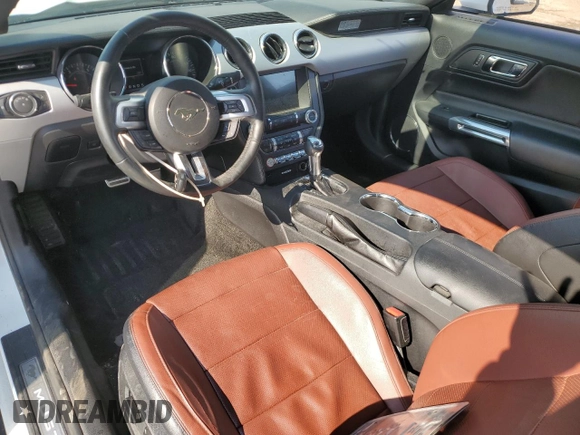 2017 Ford Mustang EcoBoost with VIN 1FA6P8TH6H5356916, listed as a Copart auction lot 55856225 with 83,358 mi miles and Salvage title. Bid and sale history available at DreamBid. Image 8.