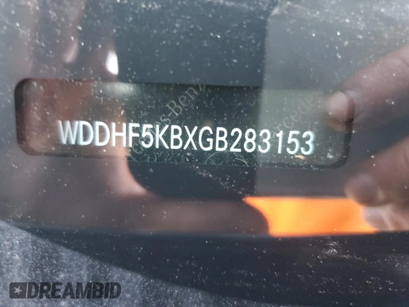 2016 Mercedes-Benz E 350 Sport with VIN WDDHF5KBXGB283153, listed as a Copart auction lot 48986915 with 163,991 mi miles and Salvage title. Bid and sale history available at DreamBid. Image 14.