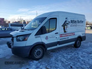 2016 Ford Transit Cargo with VIN 1FTYE1CM6GKA15349, listed as a Copart auction lot 41845265 with 119,991 mi miles and Salvage Title. Bid and sale history available at carsss.com. Image 1.