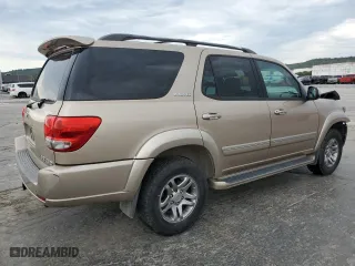 2007 Toyota Sequoia Limited with VIN 5TDBT48A67S288358, listed as a Copart auction lot 71980114 with 116,858 mi miles and Salvage Title. Bid and sale history available at carsss.com. Image 3.