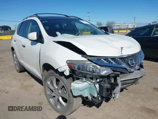 2012 Nissan Murano SL with VIN JN8AZ1MW0CW232649, listed as a IAAI auction lot 41698349 with 32,108 mi miles and . Bid and sale history available at DreamBid. Image 1.