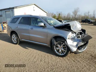2016 Dodge Durango Limited with VIN 1C4RDJDG6GC407905, listed as a Copart auction lot 54213075 with 167,573 mi miles and Non repairable. Bid and sale history available at DreamBid. Image 4.