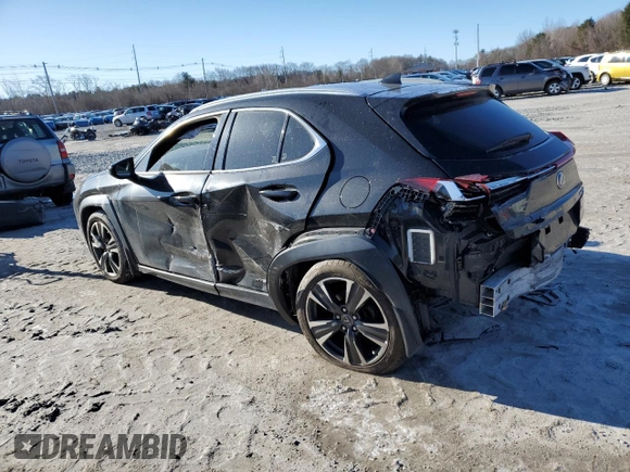 2019 Lexus UX 250h with VIN JTHU9JBH6K2013440, listed as a Copart auction lot 48181415 with 103,788 mi miles and Salvage title. Bid and sale history available at DreamBid. Image 2.