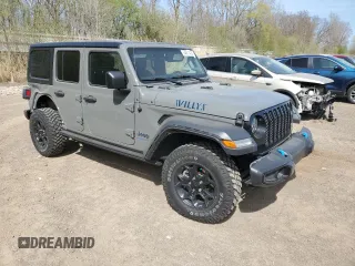 2023 Jeep Wrangler z VIN 1C4JJXN61PW623013, wystawiony jako Copart lot #54681425 z przebiegiem 26 574 mil mil oraz Czysty tytuł • Clean title. Historia ofert i sprzedaży dostępna na DreamBid. Obrazek 4.