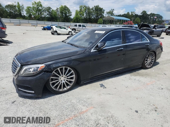 2015 Mercedes-Benz S 550 with VIN WDDUG8CBXFA103475, listed as a Copart auction lot 65389185 with 156,642 mi miles and Clean title. Bid and sale history available at DreamBid. Image 1.