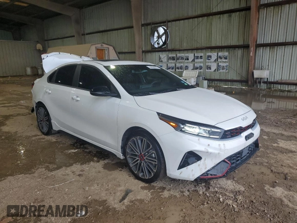2024 Kia Forte GT with VIN 3KPF44AC0RE716612, listed as a Copart auction lot 44806025 with 29,872 mi miles and Salvage Title. Bid and sale history available at carsss.com. Image 4.