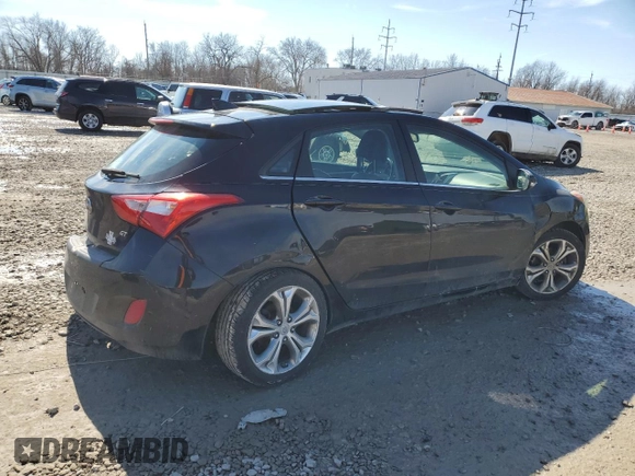 2013 Hyundai Elantra GT with VIN KMHD35LE7DU132034, listed as a Copart auction lot 47272195 with 169,980 mi miles and Salvage Title. Bid and sale history available at carsss.com. Image 3.