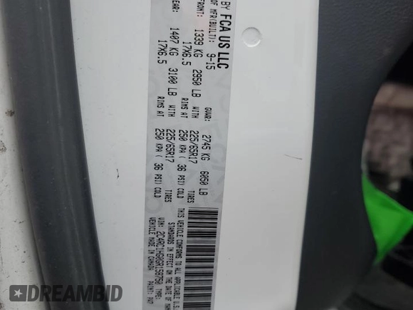 2016 Chrysler Town & Country S with VIN 2C4RC1HG0GR158750, listed as a Copart auction lot 47882995 with 0 mi miles and Salvage Title. Bid and sale history available at carsss.com. Image 12.
