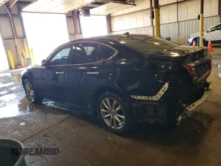 2017 Infiniti Q70 with VIN JN1BY1AR4HM770553, listed as a Copart auction lot 50878195 with 136,455 mi miles and Salvage Title. Bid and sale history available at carsss.com. Image 2.