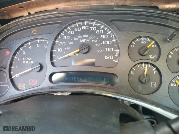 2005 Chevrolet Silverado 1500 Work Truck with VIN 1GCEC14V05Z333830, listed as a Copart auction lot 52386905 with 177,147 mi miles and Salvage Title. Bid and sale history available at carsss.com. Image 9.