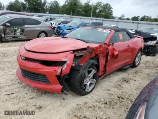 2018 Chevrolet Camaro 1LT with VIN 1G1FB3DX0J0135003, listed as a Copart auction lot 80967814 with 0 mi miles and Salvage Title. Bid and sale history available at carsss.com. Image 1.