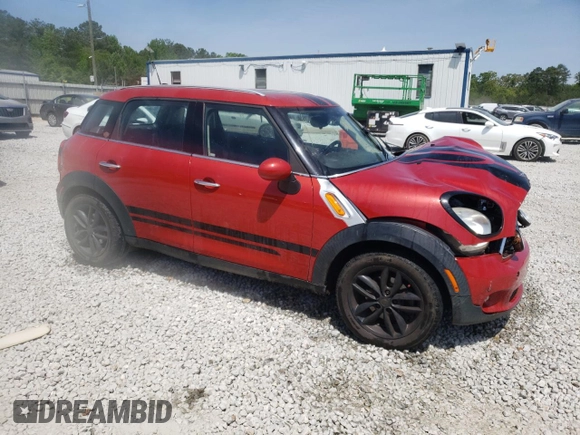 2015 MINI Countryman with VIN WMWZB3C56FWR44186, listed as a Copart auction lot 53636785 with 115,472 mi miles and Salvage Title. Bid and sale history available at DreamBid. Image 4.