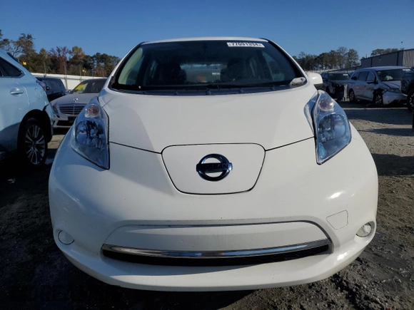2016 Nissan LEAF S with VIN 1N4BZ0CP9GC314543, listed as a Copart auction lot 77091334 with 49,905 mi miles and Salvage Title. Bid and sale history available at carsss.com. Image 5.
