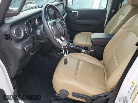2018 Jeep Wrangler Unlimited Sahara with VIN 1C4HJXEG4JW149315, listed as a Copart auction lot 77314714 with Not provided miles and Salvage title. Bid and sale history available at DreamBid. Image 7.
