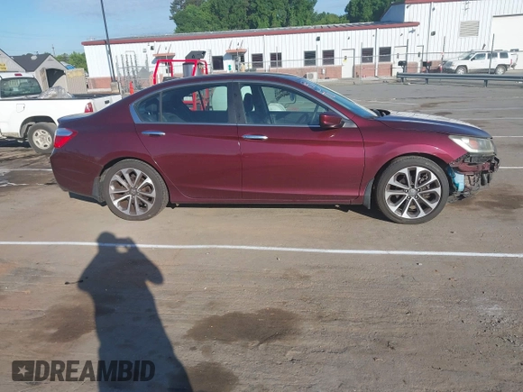 2015 Honda Accord Sport with VIN 1HGCR2F50FA117874, listed as a IAAI auction lot 42136595 with 152,240 mi miles and . Bid and sale history available at DreamBid. Image 13.