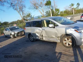 2017 Nissan Quest SV with VIN JN8AE2KP6H9169849, listed as a IAAI auction lot 41565284 with 154,656 mi miles. Bid and sale history available at carsss.com. Image 6.