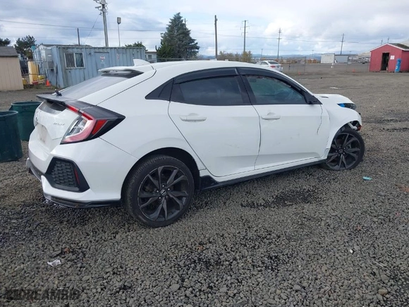 2018 Honda Civic Hatchback Sport with VIN SHHFK7H43JU402858, listed as a IAAI auction lot 40732558 with 117,673 mi miles. Bid and sale history available at carsss.com. Image 4.