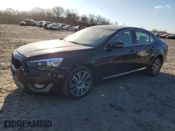 2014 Kia Cadenza Premium with VIN KNALN4D71E5161624, listed as a Copart auction lot 46148195 with 138,563 mi miles and Clean Title. Bid and sale history available at carsss.com. Image 1.